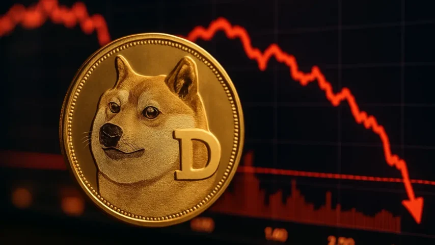 Dogecoin может снизиться на 15 % из‑за выхода инвесторов